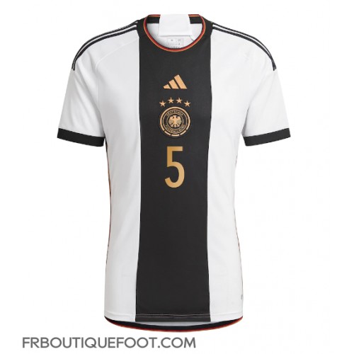 Maillot de foot Allemagne Thilo Kehrer #5 Domicile vêtements Monde 2022 Manches Courtes